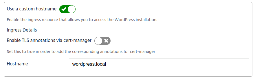 hostname-section